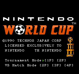 Nintendo World Cup Title Screen
